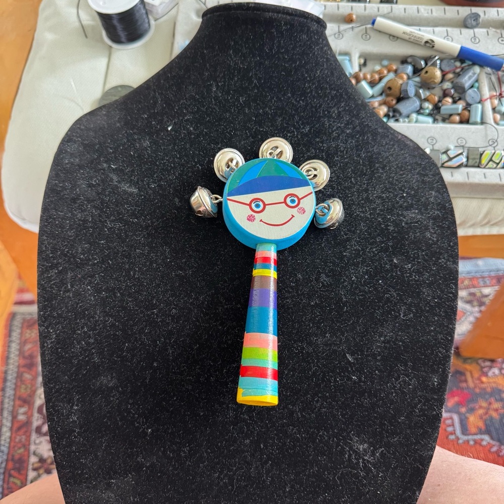 Colorful Kids Handheld Bell Rattle